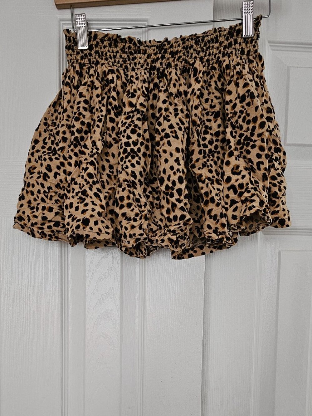 Mini Leopard Skirt